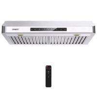 Under Cabinet Range Hood 30 Inch,900 CFM Stainless Steel Kitchen Stove Vent Hood with 4 Speed Exhaust Fan Gesture Sensing/Touch/Remote Control
