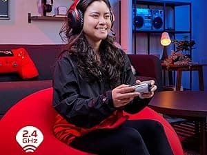 HyperX Cloud III Wireless – Gaming Headset for PC, PS5, PS4, up to 120-hour Battery, 2.4GHz Wireless, DTS Spatial Audio, 53mm Angled Drivers, Memory Foam, Durable Frame, 10mm Microphone, Black