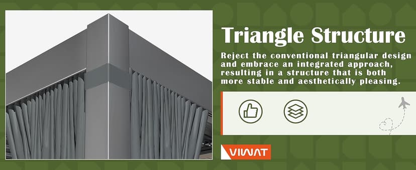 Aluminum 10x20 FT Louvered Pergola, Outdoor Pergola with Adjustable Louvered Roof Outdoor Patio Shade Cover, Waterproof & Rustproof Aluminum Gazebo for Backyard and Garden, Gray