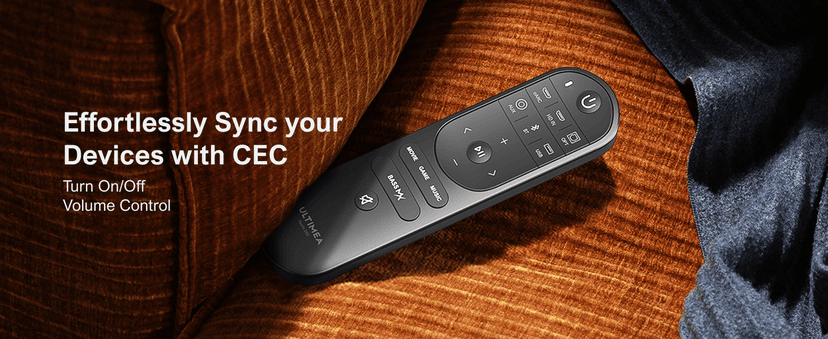 ULTIMEA 4.1ch Sound Bar for Smart TV with Dolby Atmos, 2-in-1 Bluetooth 5.3 Soundbar with Subwoofer, 280W Peak Power, 3 EQ Modes TV Soundbar, Bass Adjustable, HDMI eARC, Apollo S60, 2025 Upgraded