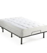 Zinus 12 Inch Comfort Support Cooling Gel Hybrid Mattress, Queen, Euro Top Innerspring Mattress, Motion Isolating Pocket Springs, Mattress in A Box