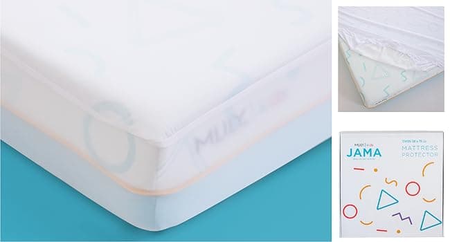 MLILY 7 Inch Twin Mattress for Kids, Memory Foam Bunk Bed Mattress, Made in The USA of US Foam and Global Materials, CertiPUR-US Certified, Medium Firm Trundle, Blue