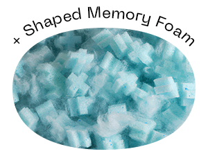 Coop Home Goods Cool+ Crescent Adjustable Pillow, Queen Size Plus Shaped Memory Foam Pillows with Cooling Gel, Neck Support, Back or Side Sleeper Pillow, CertiPUR US/GREENGUARD Gold