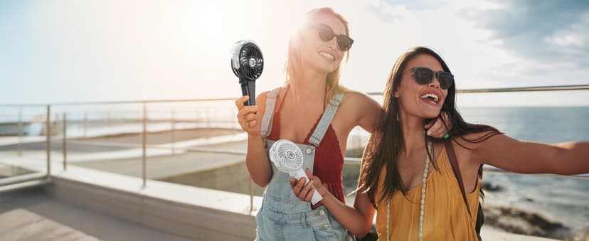 HandFan 2025 Upgraded Portable Misting Fan, Two Button Easy Operation, Handheld Rechargeable Mister Fan, Spray Water Mist Fans, Mini Electric Cooling Fans for Travel, Outdoors, Disney(Royal Blue)