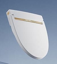 VALBELV Bidet Toilet Seat with Dryer & Warm Water, Self Cleaning Electric Elongated Bidet Attachment for Toilet with Rear/Front/SPA Wash, Slow Close Toilet Seat with Remote Control