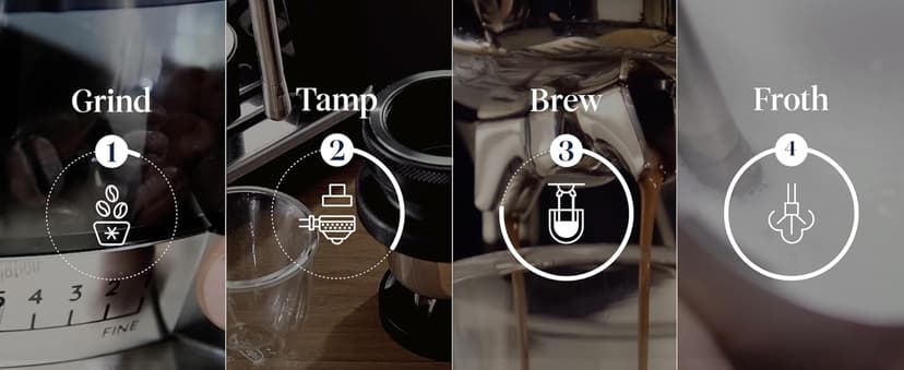 De'Longhi La Specialista Arte Evo Espresso Machine - Compact Cold Brew Coffee Maker with Grinder, Frother, Variable Temp Control & Tamping Tools - Home Barista Kit for Lattes, Cappuccinos, Iced Coffee