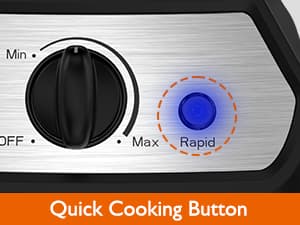 Waffle Maker, 1400W Belgian Waffle Maker, Double Waffle Iron 180° Flip, Rotating Nonstick Plates, Adjustable Browning Control, Locking Buckle & Cool Touch Handle, Removable Drip Tray, Stainless Steel