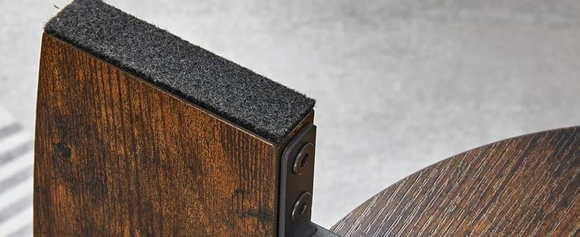 Round End Table with Storage Shelf,3 Tier Modern Side Table, Sofa Recliner Side Table,Accent Coffee Table,Nightstand for Living Room Bedroom for Small Spaces,19.7" D x 21.7" H