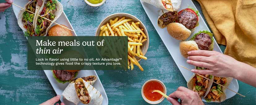 Cuisinart Air Fryer + Convection Toaster Oven, 8-1 Oven with Bake, Grill, Broil & Warm Options, Stainless Steel, TOA-70