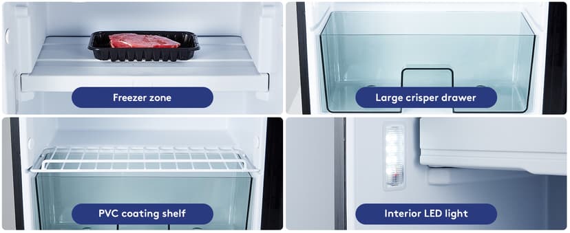 BODEGACOOLER 12 Volt Refrigerator, RV Refrigerator APP Control, 65L(2.3cu.ft.) RV Fridge Freezer, Car Refrigerator with Lock, (4℉-46℉) Travel Compressor Cooler 12/24V DC for Truck, RV, Camping