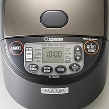 Zojirushi NL-GAC18BM 10 Cup (Uncooked) Umami Micom Rice Cooker and Warmer (Metallic Black)