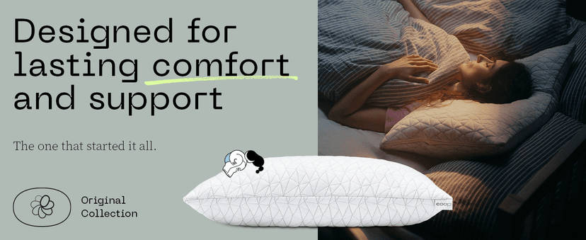 Coop Home Goods Original Adjustable Pillow, King Size Bed Pillows for Sleeping, Cross Cut Memory Foam Pillows - Medium Firm Back, Stomach and Side Sleeper Pillow, CertiPUR-US/GREENGUARD Gold