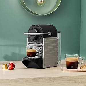 Breville Nespresso BEC430TTN Pixie Espresso Machine, Titan