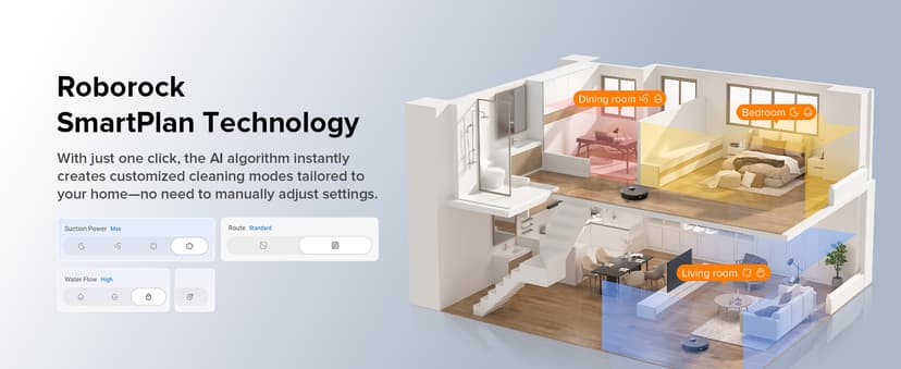 roborock Qrevo Edge S5A Robot Vacuum and Mop, 17,000Pa, Zero-Tangling, DuoDivide Main Brush, FlexiArm Side Brush, Hot Water Mop Washing & Self-Cleaning, Warm Air Drying, Self-Emptying, Black