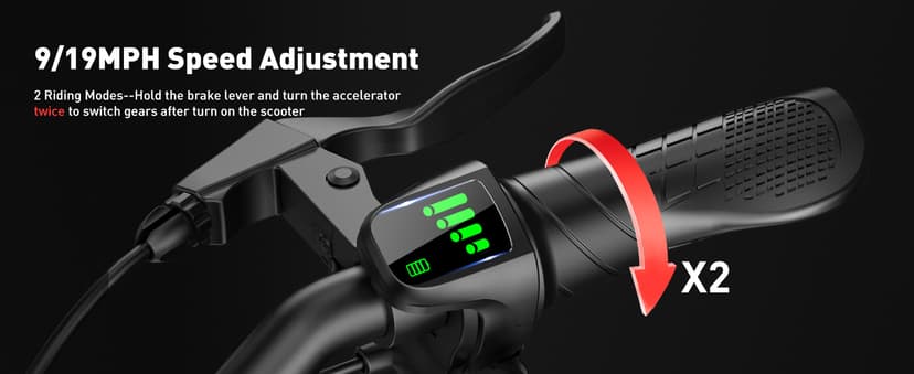 iScooter Electric Scooter with Seat, 37/21 Miles Long Range & 28/19/15.6 MPH Top Speed, 14"/12"/10" Pneumatic Tire, Height Adjustable Seat & Handlebar, Dual Suspensions Commuting Scooter with Basket