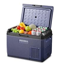 BODEGACOOLER 12V Portable Refrigerator, 42Quart (40L) Dual Zone Car Refrigerator, RV Car Fridge APP Control, -4℉-68℉Portable Freezer 12/24V DC 100-240V AC for Outdoor Camping Travel Vehicles Home Use