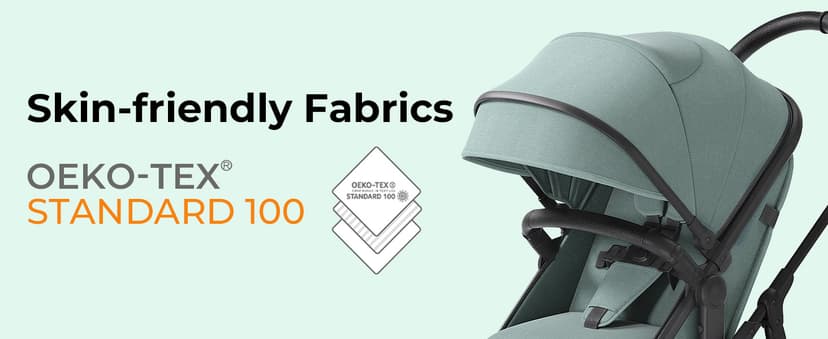 Mompush Wiz 2-in-1 Convertible Baby Stroller with Bassinet Mode, Foldable Infant Stroller with Reversible Seat and Large UPF 50+ Canopy