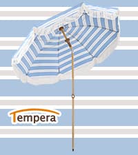 Tempera Patio Market Outdoor Table Umbrella with Auto Tilt and Crank,Large Sun Umbrella with Sturdy Pole&Fade resistant canopy,Easy to set