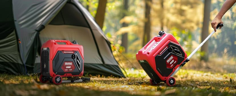 ERAYAK 4500W Portable Inverter Generator for Home Use, Super Quiet Small Generator for Camping Outdoor Emergency Power Backup, Gas Powered Engine, ECO Mode, EPA Compliant