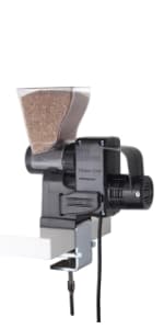 Grain Mill Wheat Flour Grinder, Stainless Steel Metal Burrs (Hand Crank Grain Mill)