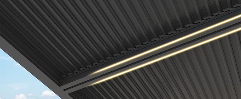 PURPLE LEAF 14' x 24' Louvered Pergola 94AS Modern Oversize Aluminum Gazebo with Adjustable Roof for Patio Deck Backyard Plus Size Gray Pergola