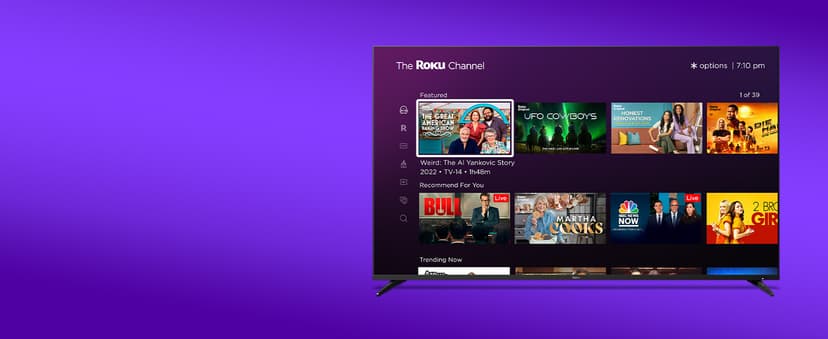 Roku Smart TV – 65-Inch Pro Series 4K QLED RokuTV with Backlit Roku Voice Remote Pro, Dolby Vision IQ, 120Hz Refresh Rate – Live Local News, Sports, Gaming