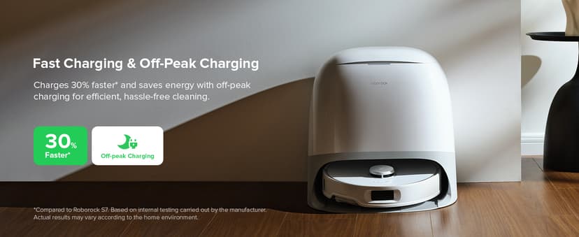 roborock Qrevo Curv S5X Robot Vacuum and Mop, 17000Pa Suction, Zero-Tangling Design, FlexiArm Side Brush, Smart Obstacle Avoidance, Self-Washing & Drying & Emptying for Carpet, Pet Hair, Hard Floor