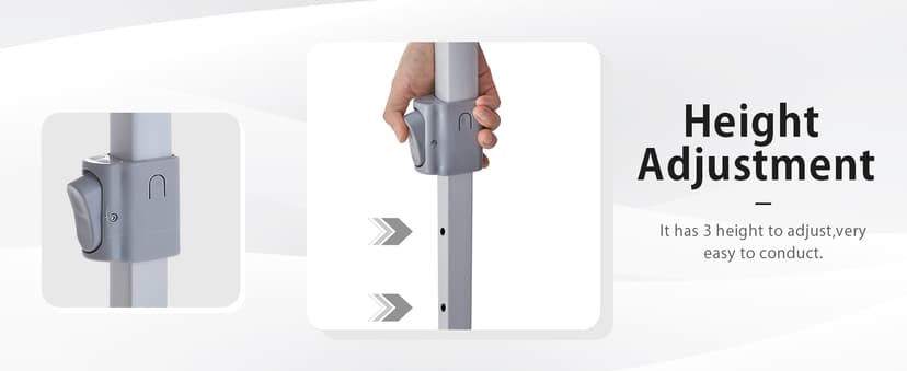 ABCCANOPY Easy Pop Up Canopy Tent with Sidewalls 10x10 Commercial -Series, White