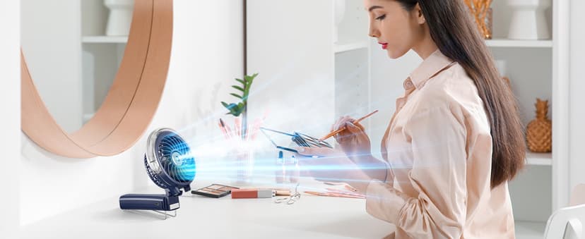 HandFan Upgraded Portable Handheld Misting Fan, Rechargeable Personal Mister Fan, Spray Water Mist Fans, Foldable Mini Cooling Hand Fans for Summer Beach Travel Concerts, Gifts for Women(Royal Blue)