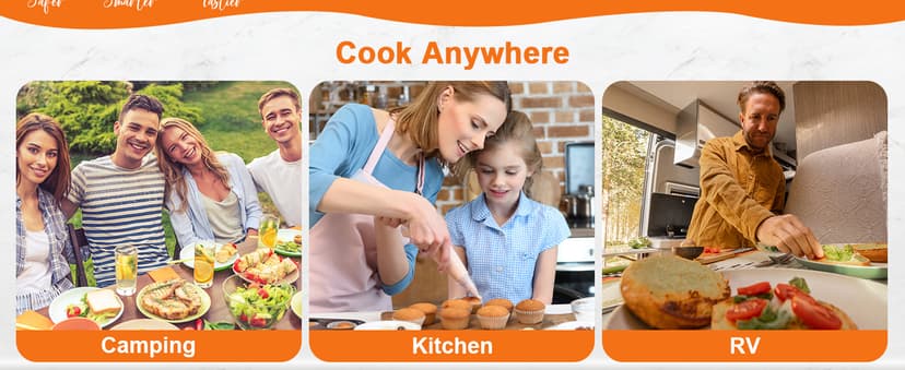 Nuwave Bravo Pro Smart 21QT Toaster Oven Air Fryer Combo, Convection Oven Countertop, 10 functions all in 1, with even & quick crisp technology, 50-450°F, 1800W, Stainless Steel