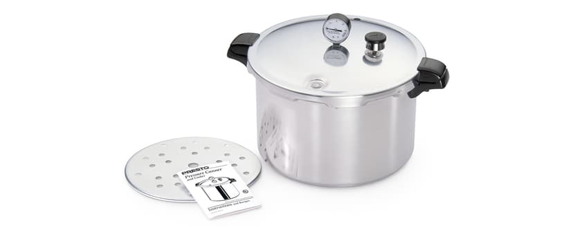 Presto 01755 16-Quart Aluminum canner Pressure Cooker, One Size, Silver