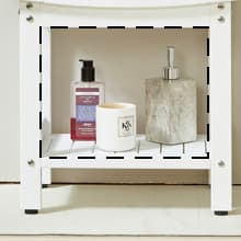 Heavy Duty Shower Stools, Shower Benches for Inside Shower to sit on,Poly Lumber Plastic Shower Bench Waterproof, Sturdy Wide Shower Stools for 500 LB (Brown)…