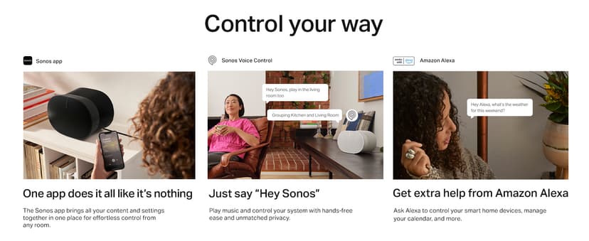 Sonos Era 300 - Black - Wireless, Alexa Enabled Smart Speaker with Dolby Atmos.