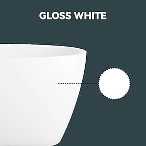 59" Acrylic Freestanding Bathtub, Soaking Tub for Bathroom, Stand Alone Tub, cUPC Certified, Integrated Overflow and Drain, Gloss White