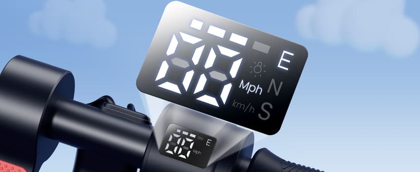 iScooter IK3/IK3Pro Electric Scooter for Kids Aged 6-12, LED Display, 3 Speeds, 3 Heights (IK3Pro), Magnetic Charging, 150W Motor, Colorful Lights