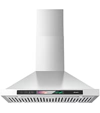 BRANO 30 Inch Wall Mount Range Hood 900 CFM with Voice/Gesture/Touch Control, Stainless Stee Ducted Kitchen Hood Vent with 4 Speed Exhaust Fan, Memory Mode, Adjustable Lights