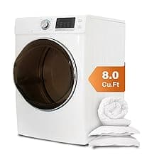 Washer and Dryer Combo, 3.1 cu.ft, Apartment Ventless All In One Washer Dryer,110V 24"W Large Capacity Front Load Washing Machine and Dryer, Compact Lavadora y Secadora 2 en 1 for RV Apartment Home