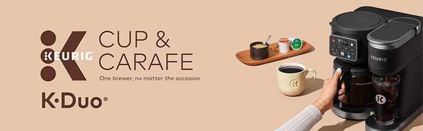 Keurig K-Duo Hot & Iced Single Serve & Carafe Coffee Maker, MultiStream Technology, 72oz Reservoir (Gen 2)