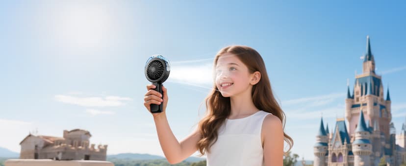 Otlonpe Handheld Misting Fan Portable, Powerful High Speed, Small Personal Rechargeable Cooling Mister Fan Water Spray Mist, 4000mAh Battery Operated for Travel Indoor Outdoor Hand Desk (Black)