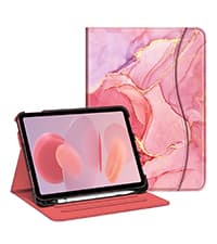 Fintie Kids Friendly Case for iPad (A16) 11th Generation 11 Inch (2025), iPad 10th Generation 10.9 Inch (2022), Fully-Body Rugged Heavy Duty Shockproof Protective Case with Kickstand, Purple