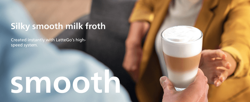 Philips 3200 Series Fully Automatic Espresso Machine, LatteGo Milk Frother, 5 Coffee Varieties, Intuitive Touch Display, 100% Ceramic Grinder, AquaClean Filter, My Coffee Choice, Black (EP3241/54)