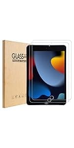 TopEsct Kids Case for iPad 10.2 inch - Shockproof Silicone Cover with Tempered Glass Screen Protector and Strap - Compatible with iPad 9th/8th/7th Gen (2021)" (Pink)