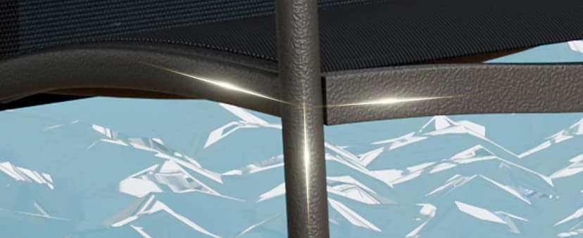 Shintenchi 3 Piece Outdoor Rocking Bistro Set, Textilene Fabric Small Patio Furniture Set, Front Porch Rocker Chairs Conversation Set with Table for Lawn, Garden, Balcony, Poolside (Black)