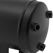 Vixen Horns 12V Air Compressor with Tank 1.5 Gallon - 150 PSI Working Pressure Onboard Air System for Train Horns/Inflating Tires, VXO8315