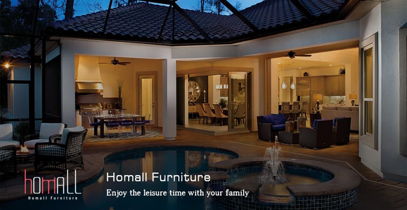 Homall 4 Pieces Outdoor Patio Furniture Sets Rattan Chair Wicker Set, Outdoor Indoor Use Backyard Porch Garden Poolside Balcony Furniture Sets Clearance (Brown and Beige)