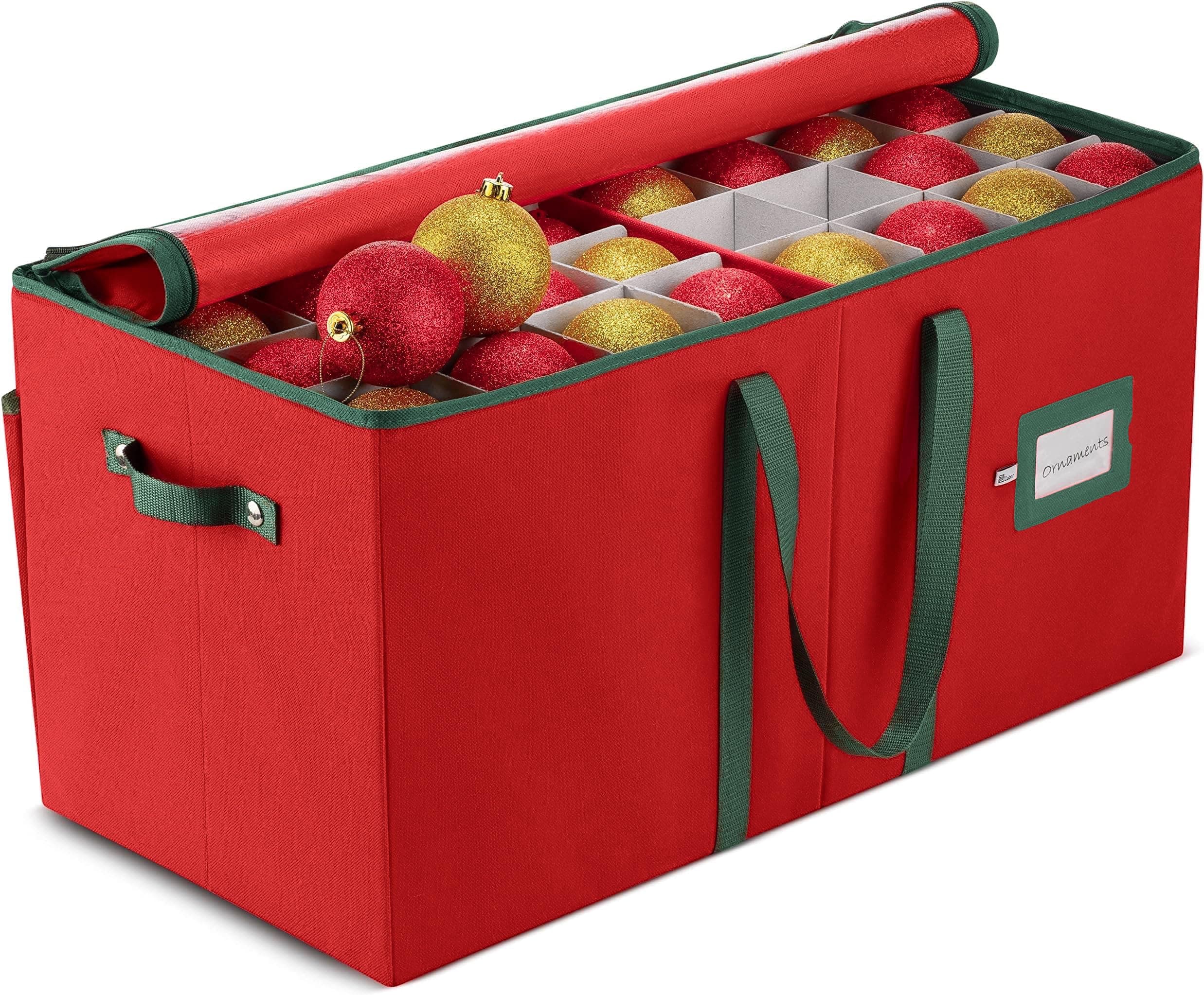 best christmas ornament storage boxes